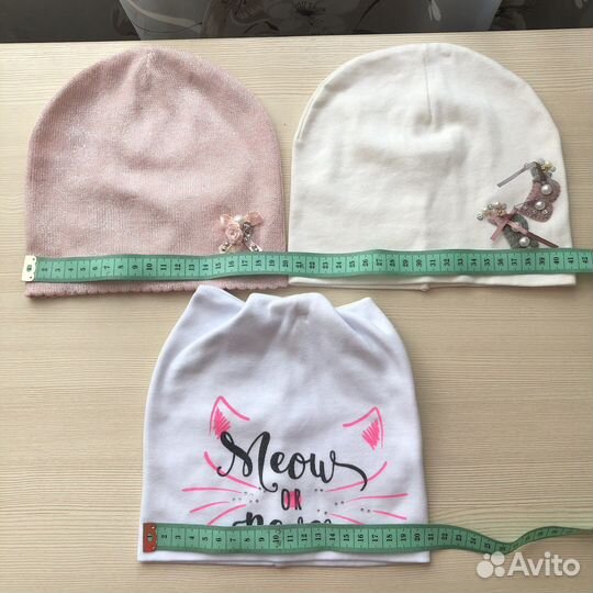 Панамки и легкие шапочки для девочки 4-6 лет