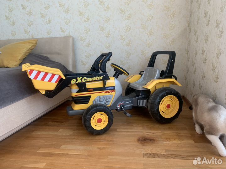 Peg perego экскаватор трактор детский