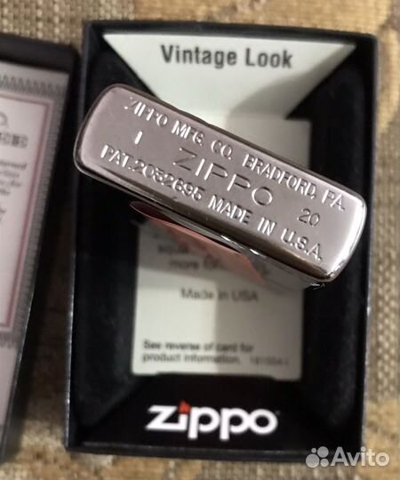 Новая Zippo 267 Vintage Street Chrome