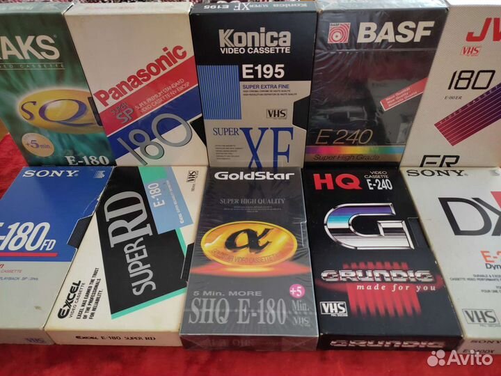 Видеокассеты 80-х 90-х