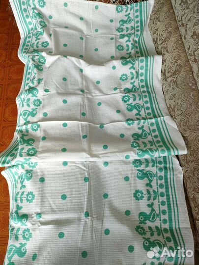 Полотенца х/б, скатерть, салфетки лен времён СССР