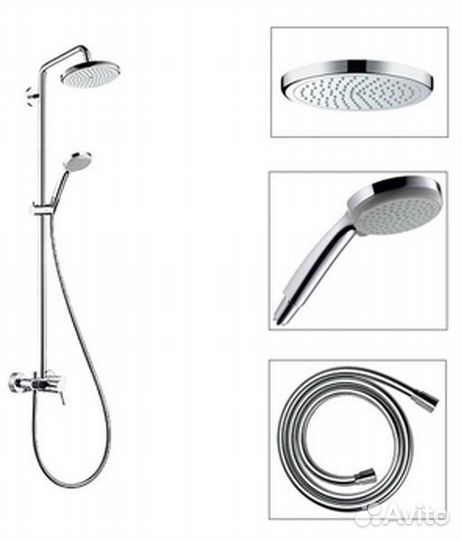 Душевая система Hansgrohe Croma 27222000 Хром