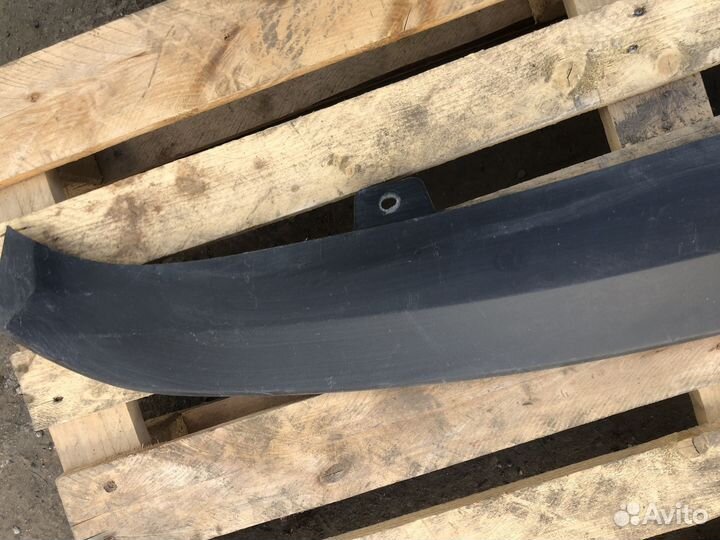 Юбка заднего бампера хендай солярис 1 2014-2017