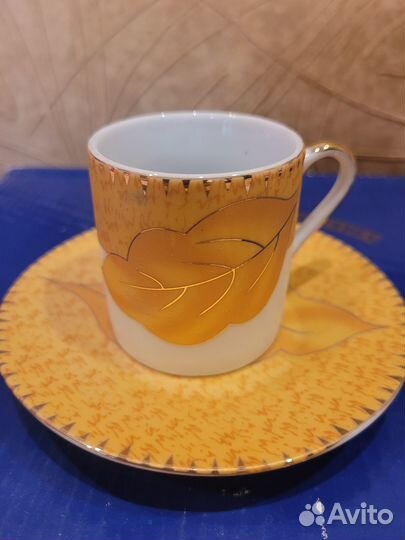 Кофейный сервиз фарфоровый новый