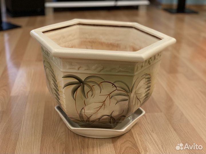 Большой Керамический горшок, высота 27 см