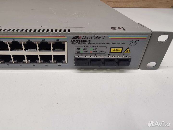 Коммутатор гигабитный Allied Telesis AT-GS950/48