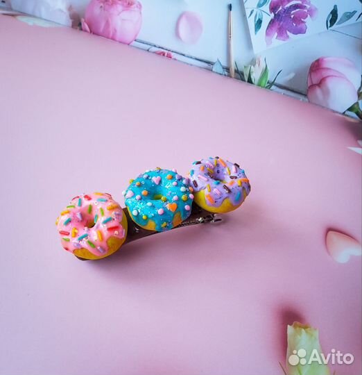 Заколка для волос со сладким декором