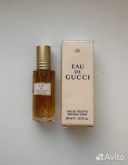 Gucci eau de gucci 20 мл винтаж