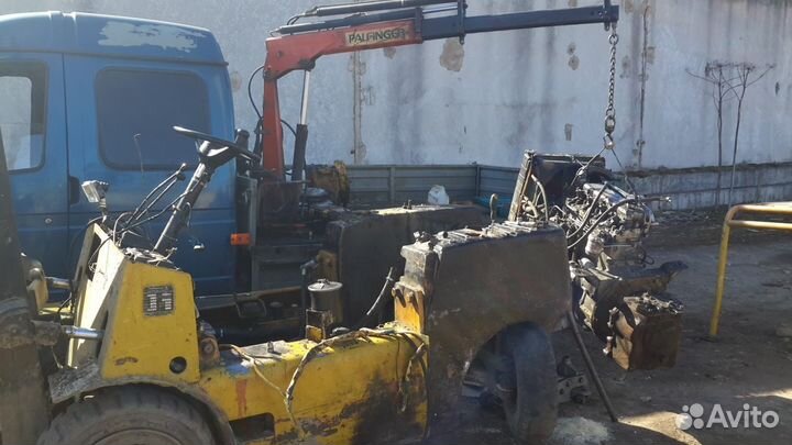 Ремонт двигателя коробки моста грузоподьемника