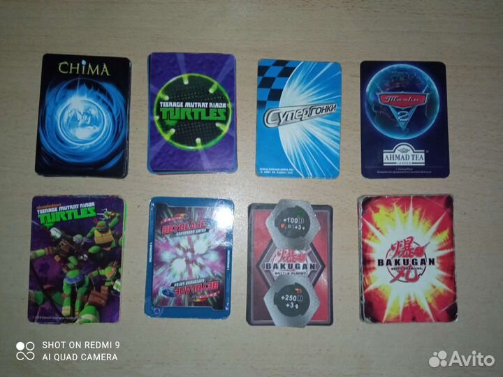 Карточки Чима, Лего, Черепашки ниндзя, тачки