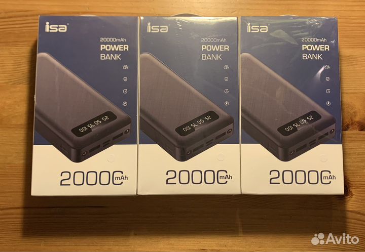 Новые повербанки ISA 20.000mAh гарантия