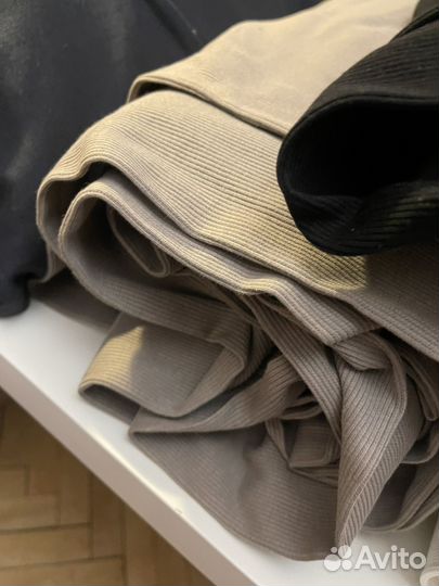 Остатки ткани кашкорсе и рибана