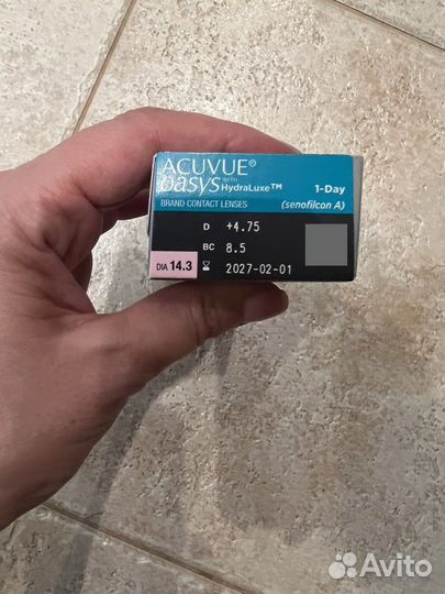 Линзы acuvue oasys +4,75