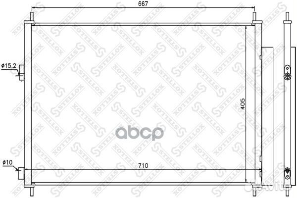 10-45156-SX NS940021 8846042100 радиатор ко