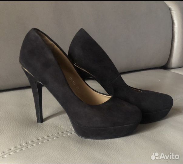 Туфли женские натуральная замша 38