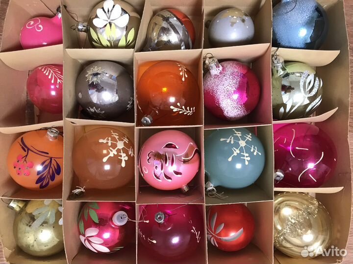 Елочные шары Стекло
