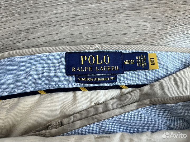 Polo Ralph Lauren W40L32 оригинал мужские чиносы