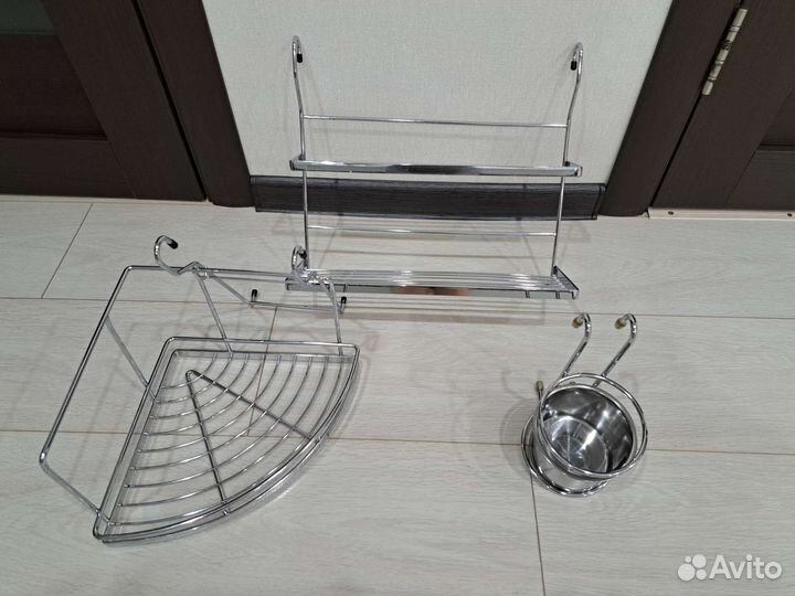 Полки подвесные на рейлинг