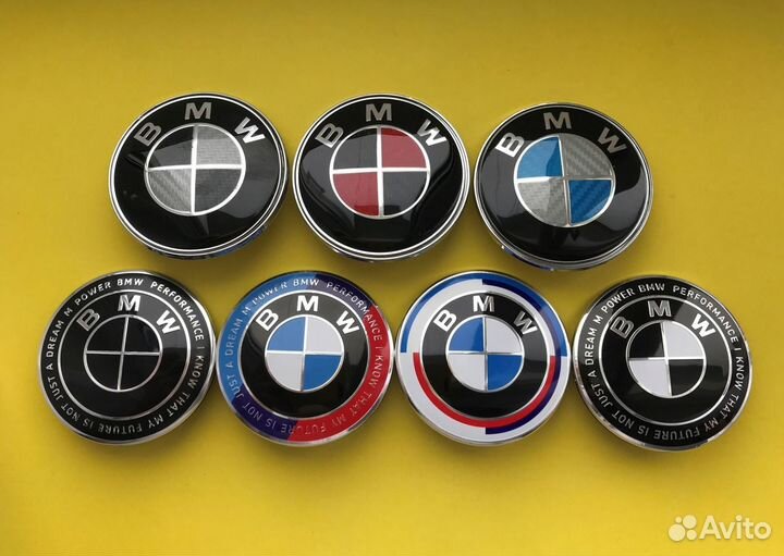 Эмблема на капот Бмв багажник руль BMW бампер