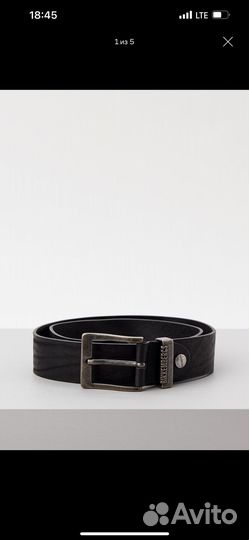 Мужской кожаный ремень Bikkembergs