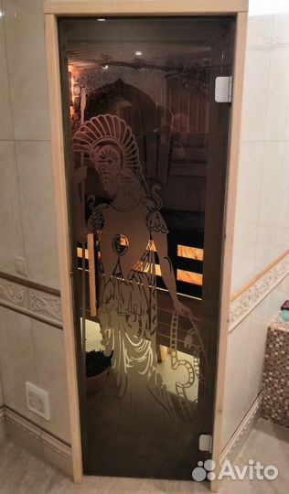 Дверь для сауны стеклянная