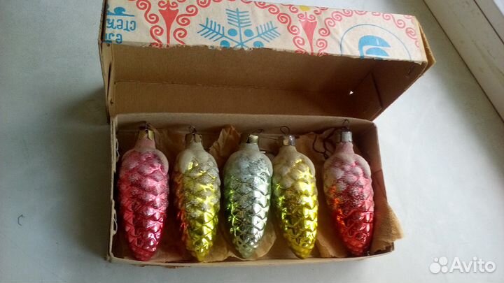 Елочные игрушки СССР набор