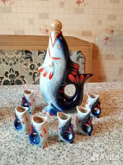 Штофы и графины СССР фарфор