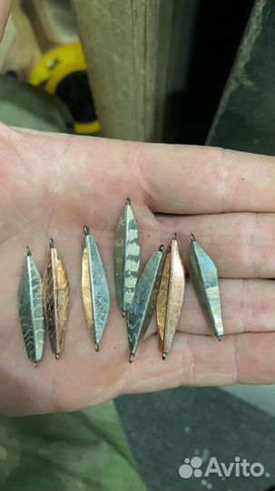 Зимние блесны ручной работы маропедка