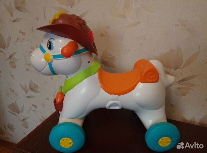 Лошадка Baby Rodeo 3-в-1: качалка, каталка