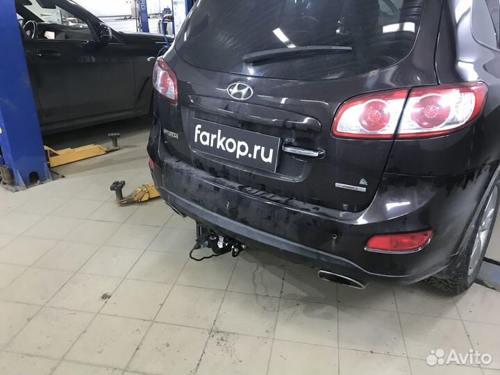 Фаркоп Лидер Плюс для Hyundai Santa Fe 2006-2012