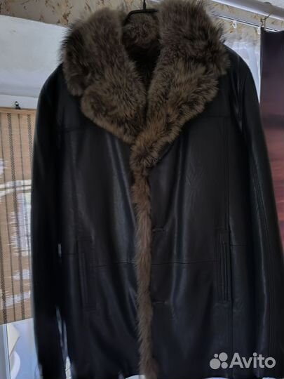 Кожаная куртка мужская 52 54 новая