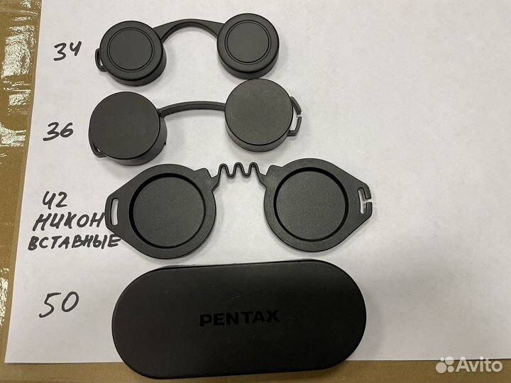 Крышки на бинокль Nikon Pentax бпц Оригинал