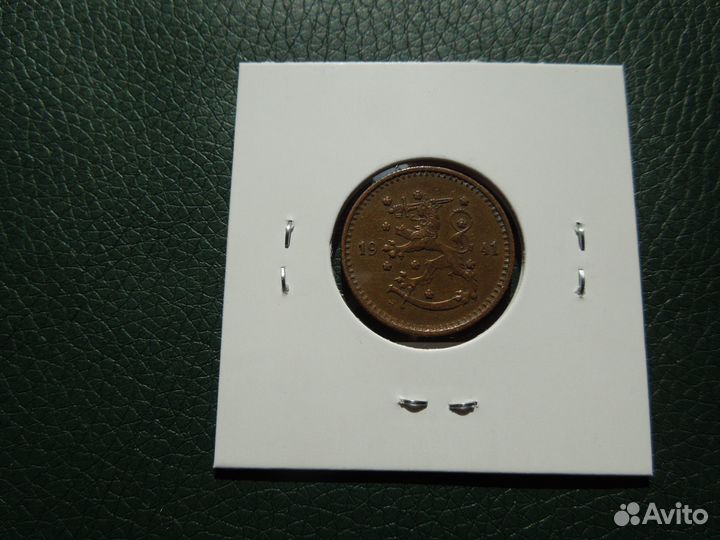 Финляндия погодовка 1 марка 1921-48г,5,25,50 пенни