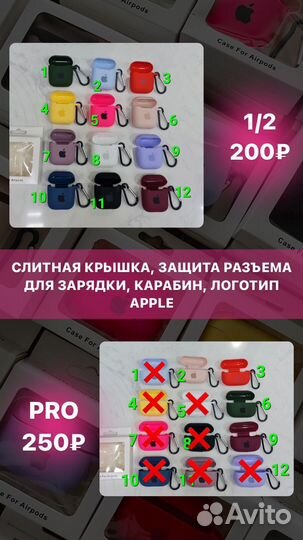 Чехлы для наушников Airpods