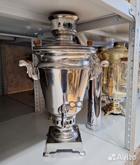 Самовар на дровах 5 литров Рюмка