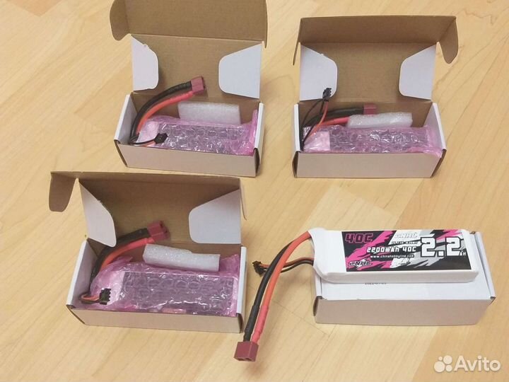 Аккумуляторы новые lipo 2s 3s 4s 2200-7300mAh