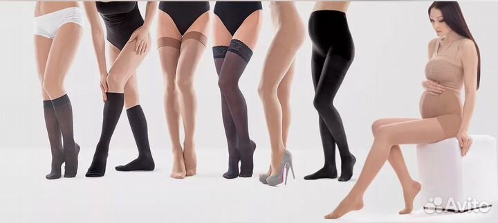 Компрессионные чулки 1 класс 2 класс 3 класс Новые