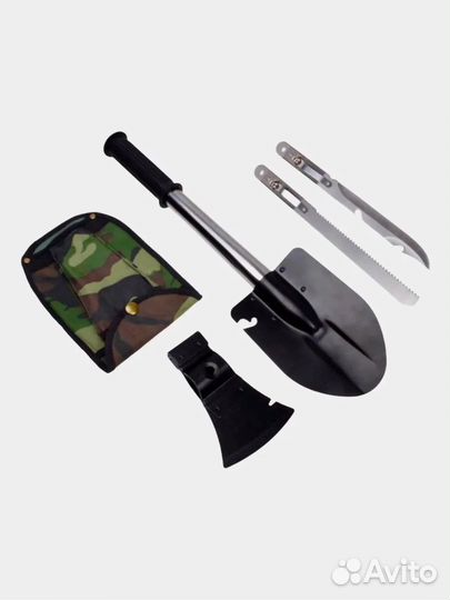 Лопата туристическая складная 4 в 1
