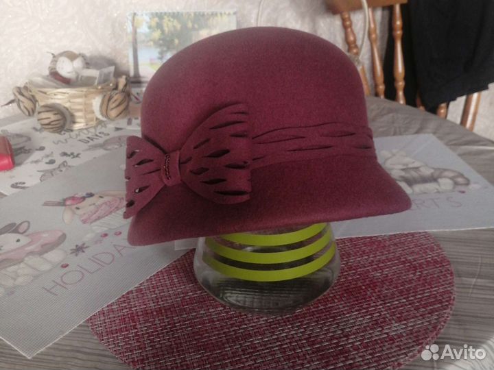 Шляпа фетровая женская