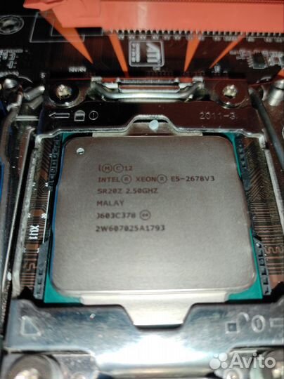 Материнская плата с процессором xeon 2678v3