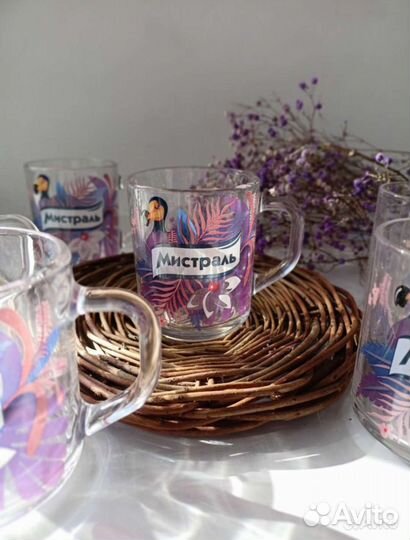 Набор кружек для чая 6 штук