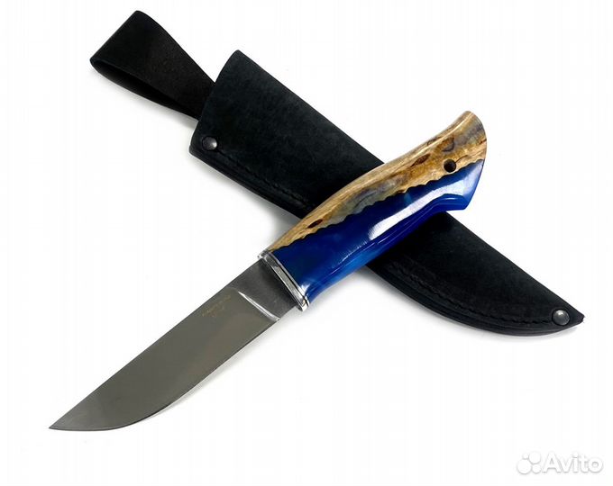 Нож Носорог, Х12мф, стабилизированная карельская б