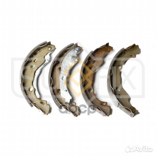 Барабанные тормозные колодки зад прав/лев S