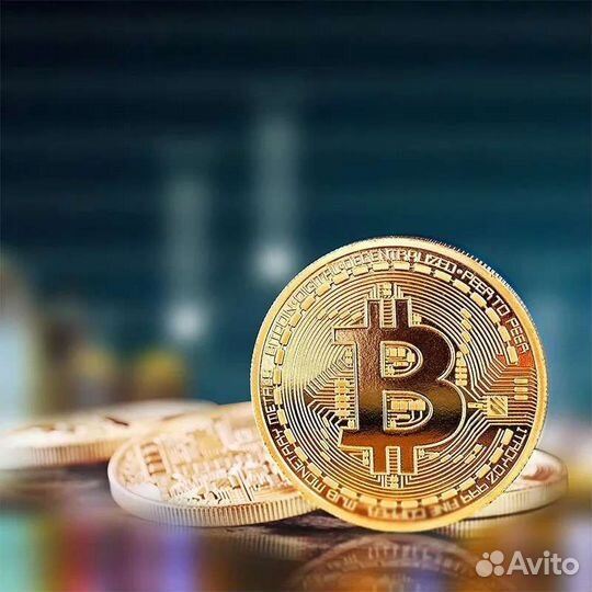Позолоченная монета 