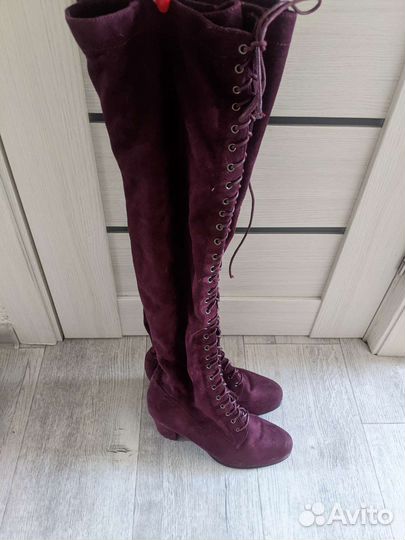 Сапоги высокие ботфорты
