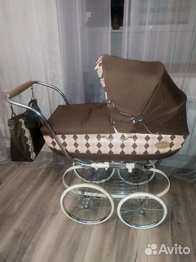 Коляска люлька класика ретро