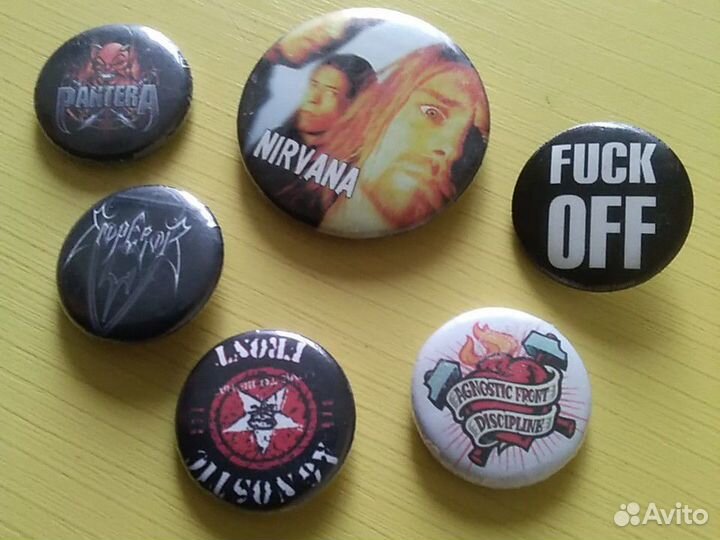 Значки музыкальных групп