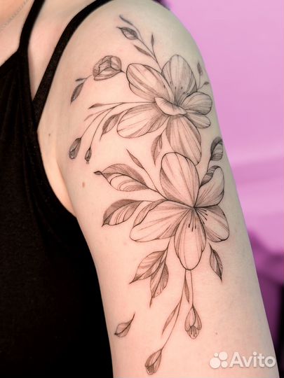 Тату мастер, татуировка в студии