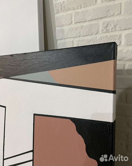 Стильная картина для дома на холсте