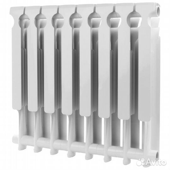 Алюминиевый радиатор Rommer Optima 500, 8 секций